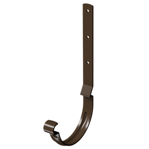 Карнизный крюк для желоба длинный Docke Stal Premium, каштан